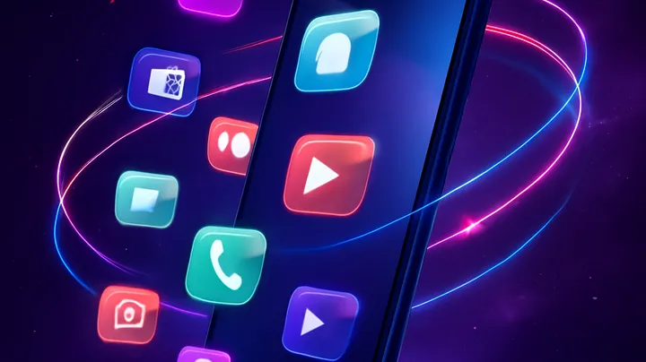 9666BET COM Sleek smartphone floating in space