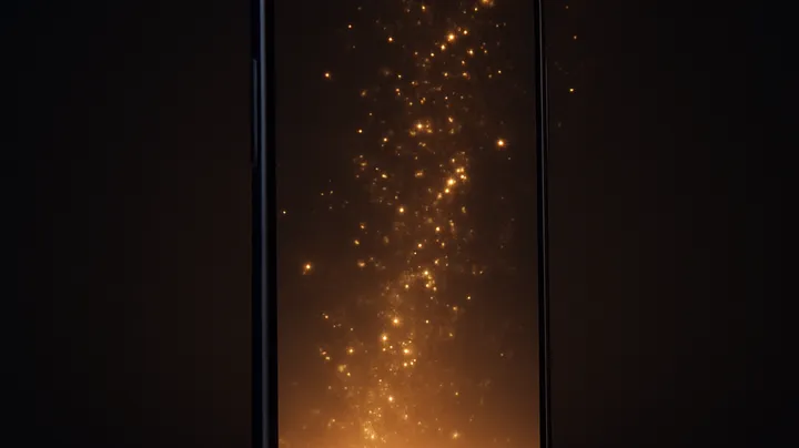 9666BET COM Modern phone with glowing screen